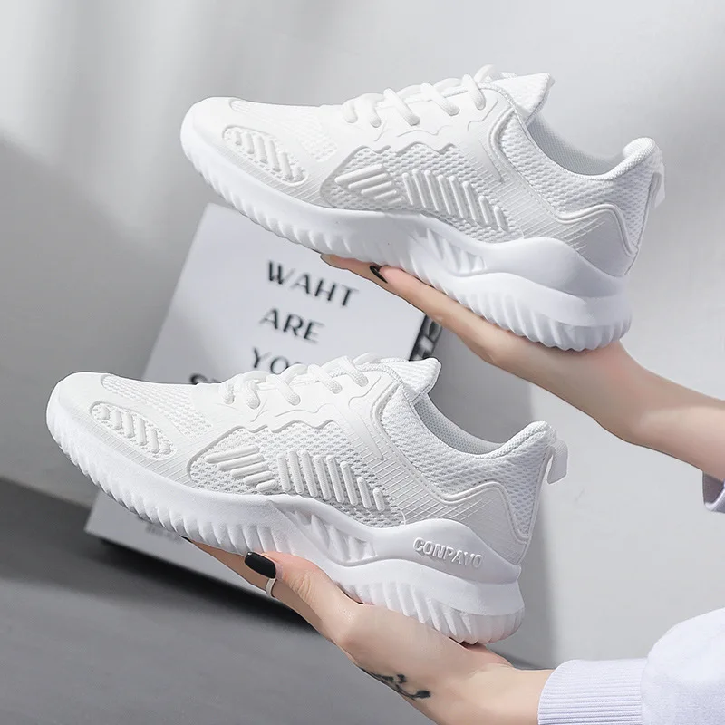 2021 Summer Sports Women Casual Fashion Breathable Flat Sneakers Running All-match Shoes Gym Vulcanized White Female Footwear
2021 Summer Sports Women Casual Fashion Breathable Flat Sneakers Running All-match Shoes Gym Vulcanized White Female Footwear