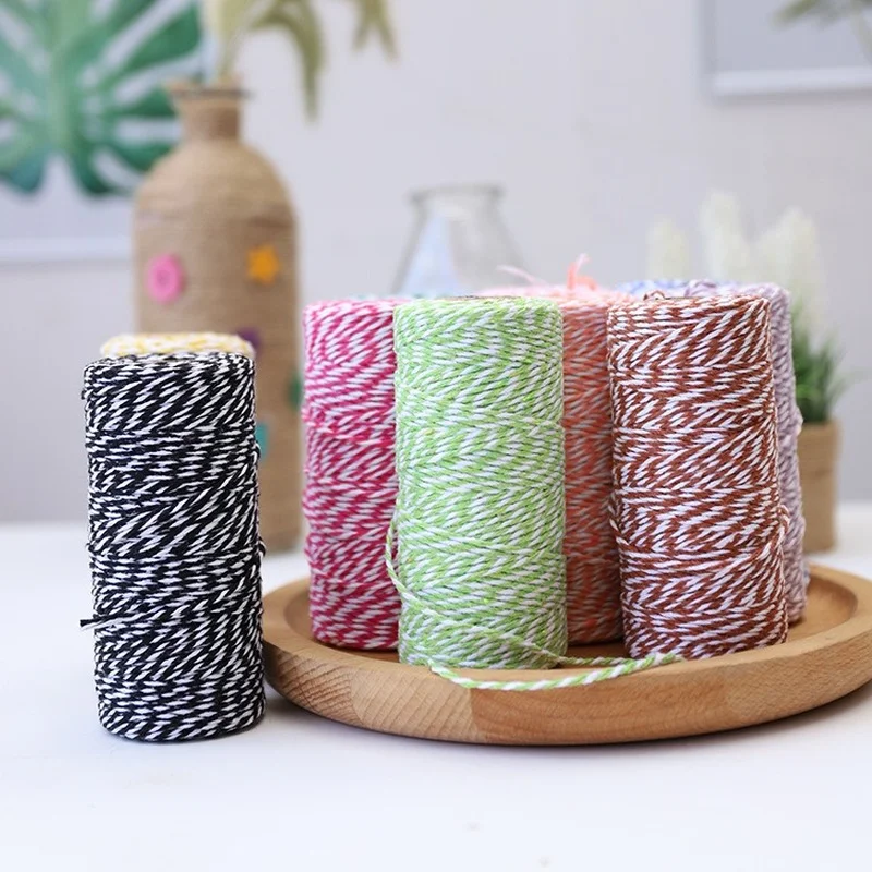100meters 1.5mm Wide Colourful Bakers Twine Cotton String for Artworks, DIY Crafts, Plant Hanger, Gift Wrapping Twine
100meters 1.5mm Wide Colourful Bakers Twine Cotton String for Artworks, DIY Crafts, Plant Hanger, Gift Wrapping Twine