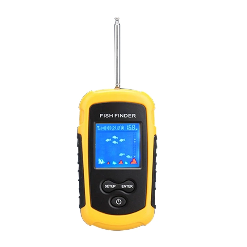 100m 328ft Portable Sonar Fish Finders Fishing Lure Echo Sounder Fishing Finder Alarm Transducer for Lake Sea Fishing
100m 328ft Portable Sonar Fish Finders Fishing Lure Echo Sounder Fishing Finder Alarm Transducer for Lake Sea Fishing