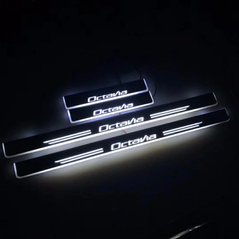 Osmrk led moving door scuff for skoda octavia dynamic door sill plate flat lining overlays guards flowing/fixed light
Osmrk led moving door scuff for skoda octavia dynamic door sill plate flat lining overlays guards flowing/fixed light