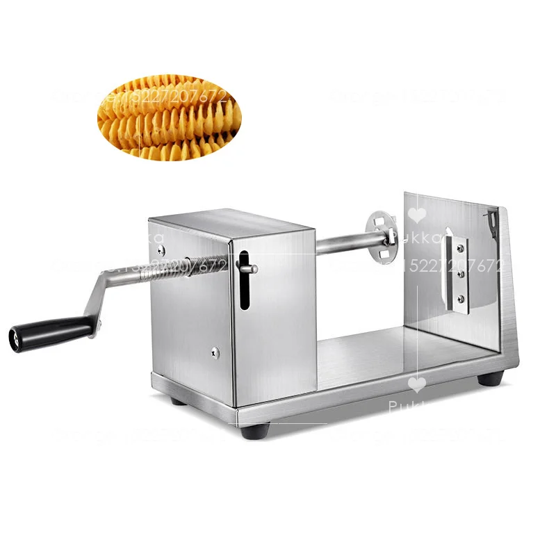 Manual Potato Tower Machine Spiral Cyclone Potato Slicer Stainless Steel Spiral Fries Slicer Vegetable Potato Tower Cutter
Manual Potato Tower Machine Spiral Cyclone Potato Slicer Stainless Steel Spiral Fries Slicer Vegetable Potato Tower Cutter