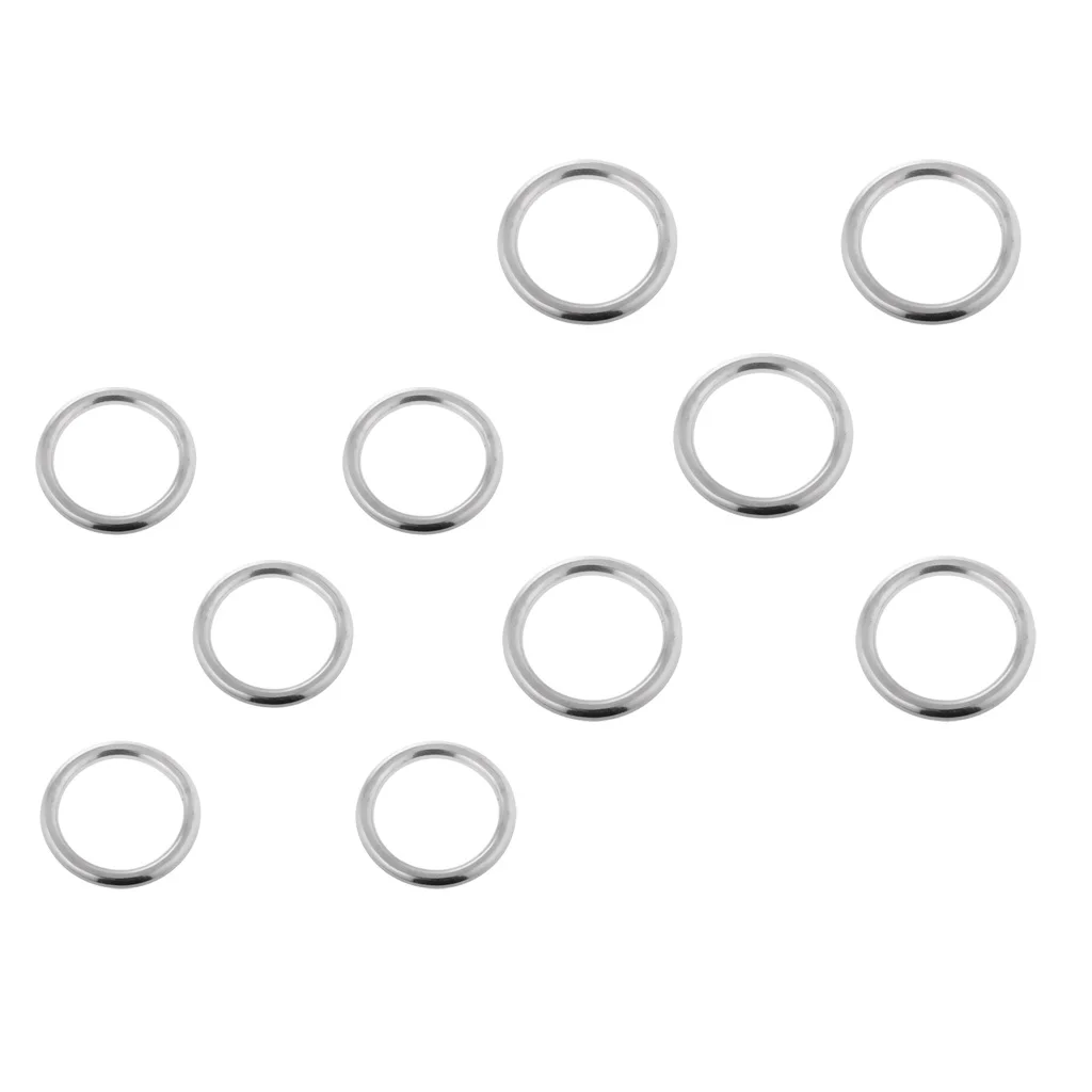 10 Pieces Smooth Welded Boat Marine Stainless Steel O Ring 4x25mm/3x20mm
10 Pieces Smooth Welded Boat Marine Stainless Steel O Ring 4x25mm/3x20mm