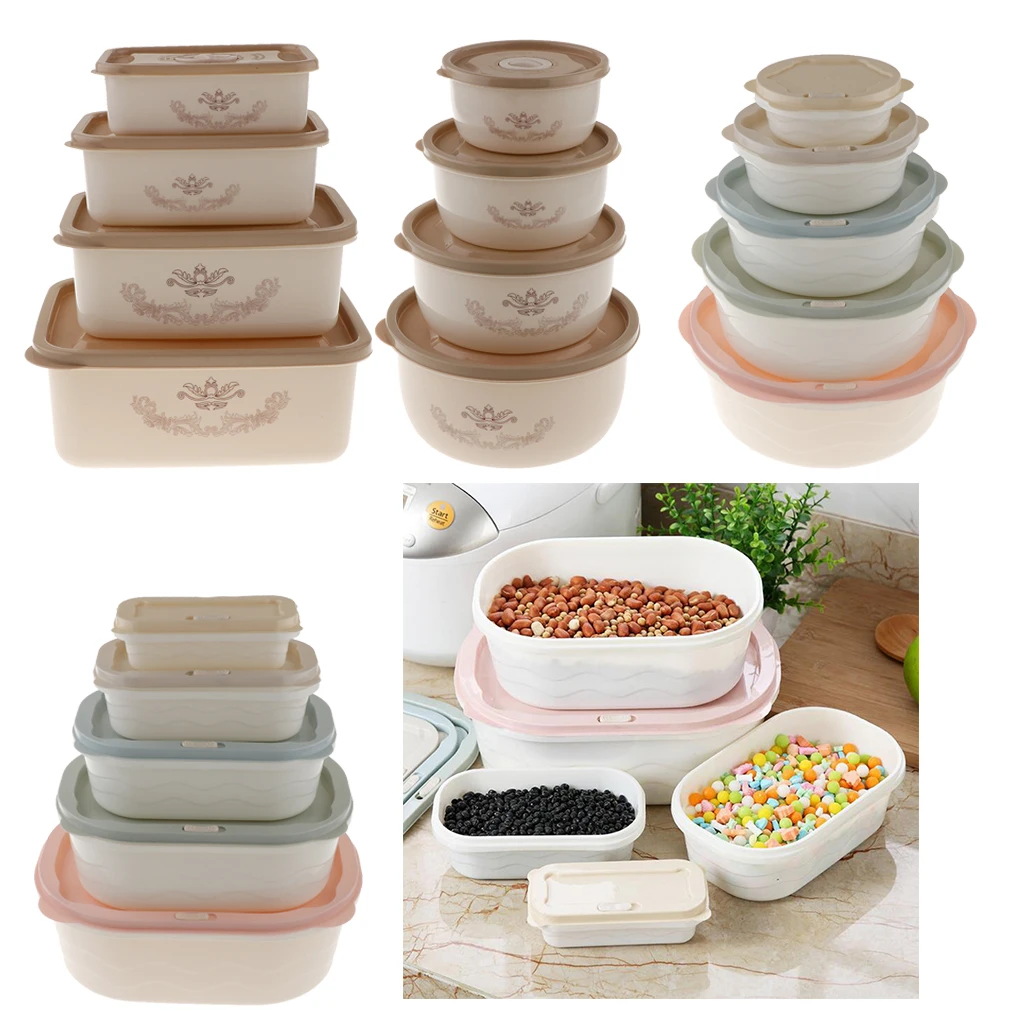 1 Set Food Storage Box Kitchen Crisper Fresh-keeping Storage Container Sealed Box for Kitchen Tools Food and Snacks
1 Set Food Storage Box Kitchen Crisper Fresh-keeping Storage Container Sealed Box for Kitchen Tools Food and Snacks