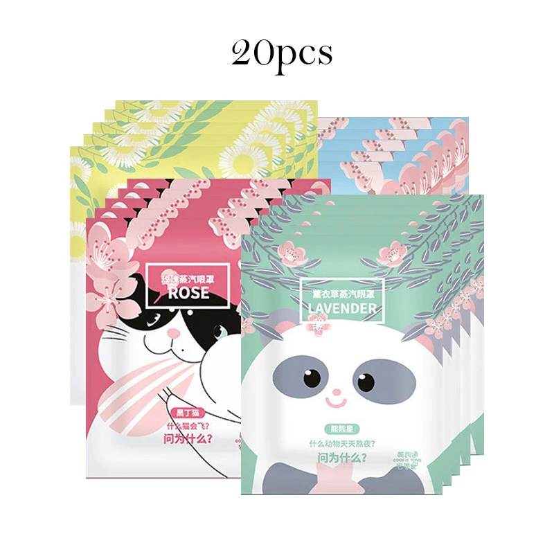 20Pcs Cartoon Steam Sleep Mask Hot Compress Lavender Plant Fragrance Sleeping Eye Mask Eye Spa Anti Dark Circle Relax Eyeshade
20Pcs Cartoon Steam Sleep Mask Hot Compress Lavender Plant Fragrance Sleeping Eye Mask Eye Spa Anti Dark Circle Relax Eyeshade