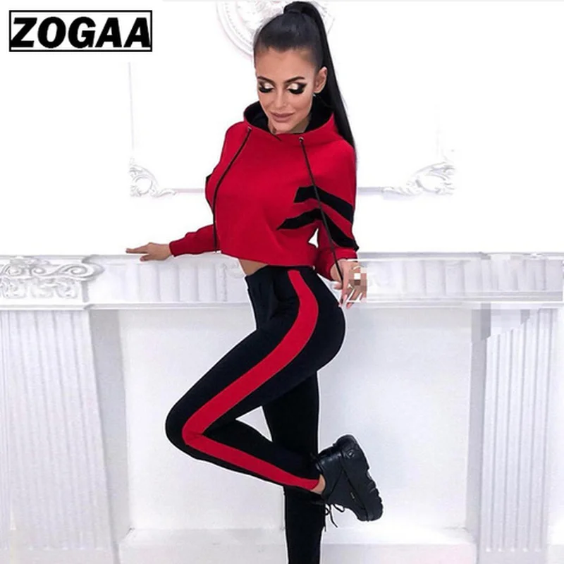 ZOGAA New Women Two Piece Outfits Ladies Casual Sweat Suit Striped Color Crop Tops Pants Matching Set Hot Women Tracksuit Trendy
ZOGAA New Women Two Piece Outfits Ladies Casual Sweat Suit Striped Color Crop Tops Pants Matching Set Hot Women Tracksuit Trendy