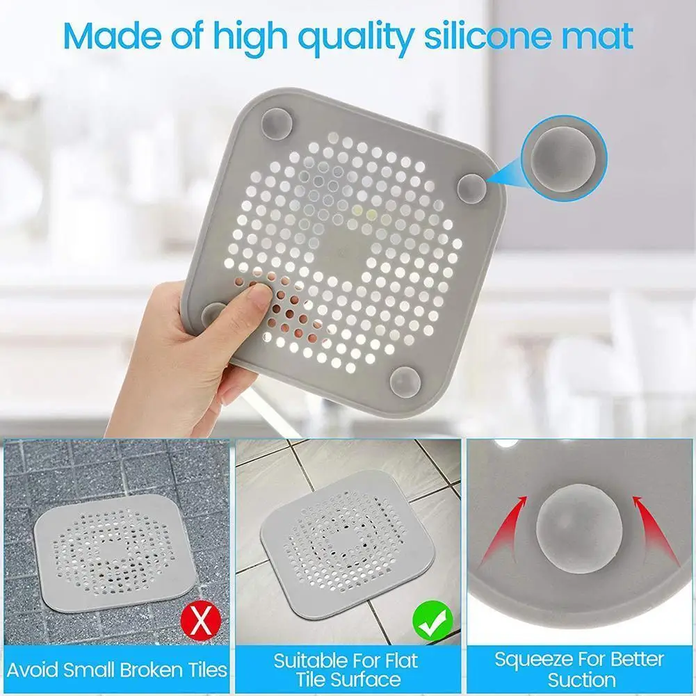 1pc Sink Drain Strainer Hair Catchers Rubber Shower Bathroom Silicone Floor Plug Bathtub Kitchen Deodorant Stopper Filter W P8x5
1pc Sink Drain Strainer Hair Catchers Rubber Shower Bathroom Silicone Floor Plug Bathtub Kitchen Deodorant Stopper Filter W P8x5