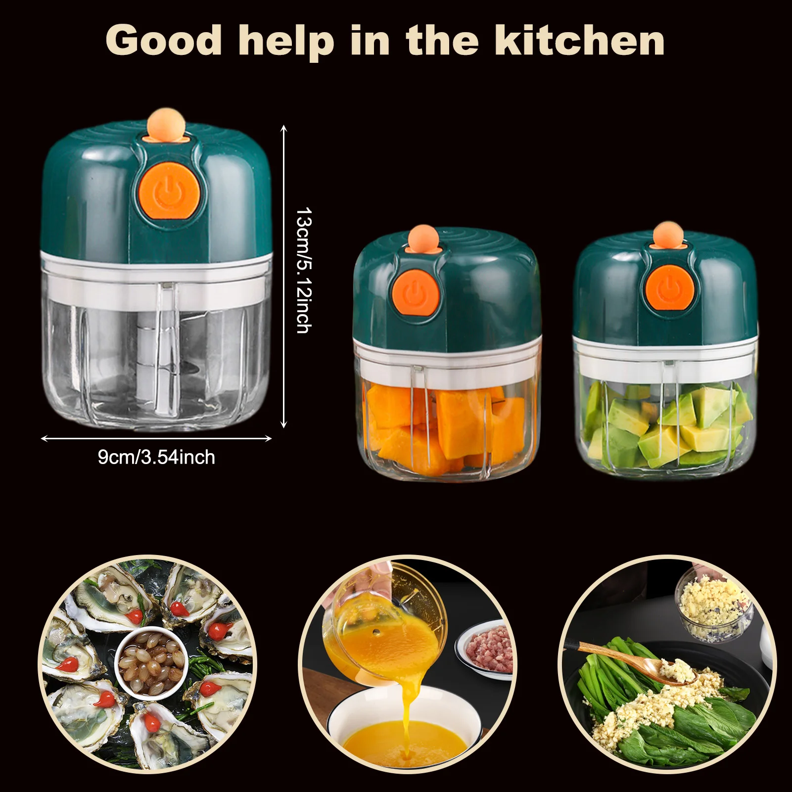 250ml Electric Garlic Masher Meat Durable Mini Vegetable Chili Garlic Chopper Press Crusher USB Charging Food Processor
250ml Electric Garlic Masher Meat Durable Mini Vegetable Chili Garlic Chopper Press Crusher USB Charging Food Processor
