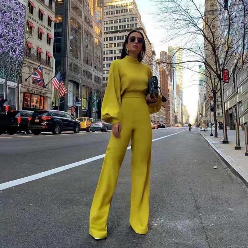 Combinaison Femme Sexy Solid Color Jumpsuit High Waist Bodysuit Wide Leg Pants Overall Summer Women Long Sleeve Casual Jumpsuits
Combinaison Femme Sexy Solid Color Jumpsuit High Waist Bodysuit Wide Leg Pants Overall Summer Women Long Sleeve Casual Jumpsuits