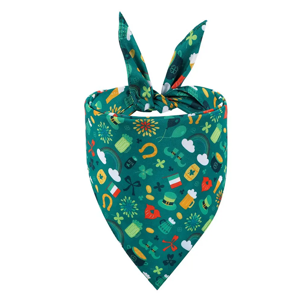 St. Patrick's Day Pet Bandanas Lucky Shamrock Bandanna Reversible Triangle Bibs Scarf for Dogs Cats Pets Animals
St. Patrick's Day Pet Bandanas Lucky Shamrock Bandanna Reversible Triangle Bibs Scarf for Dogs Cats Pets Animals