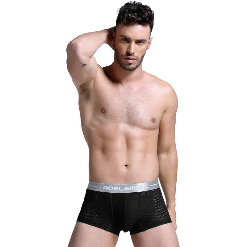 Sexy Men's Boxers Underwear Gay Mesh Panties For Man Trunk Breathable Ice Silk Pouch Underpants Male Boxershorts Cueca Plus Size
Sexy Men's Boxers Underwear Gay Mesh Panties For Man Trunk Breathable Ice Silk Pouch Underpants Male Boxershorts Cueca Plus Size