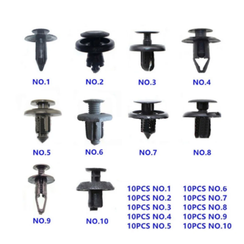 100pcs Mixed Car Fastener Clips Car Body Push Retainer Pin Rivet Bumper Door Trim Panel Retainer Fastener Kit Auto Accessories
100pcs Mixed Car Fastener Clips Car Body Push Retainer Pin Rivet Bumper Door Trim Panel Retainer Fastener Kit Auto Accessories