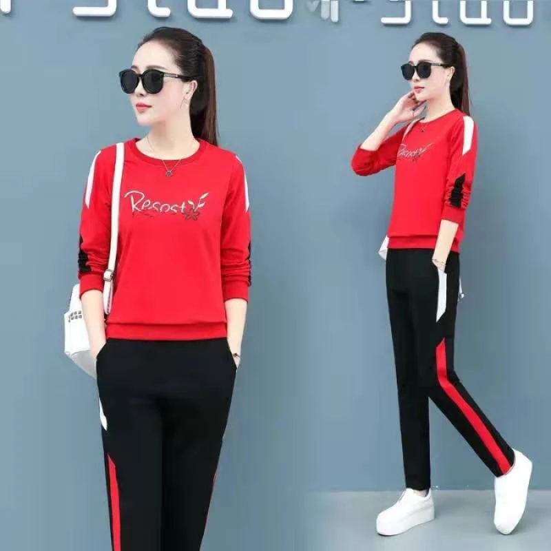 Осенний комплект из 2 предметов, Новый Повседневный Свободный Топ с длинным рукавом и брюки, комплект из двух предметов, белая, черная, красн...
Осенний комплект из 2 предметов, Новый Повседневный Свободный Топ с длинным рукавом и брюки, комплект из двух предметов, белая, черная, красн...