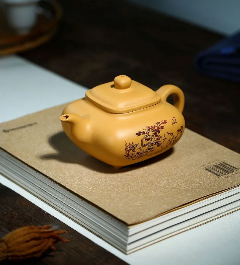 China Si Fang Chuan Lu Kettle Ceramic Teapot For Tea Puer Oolong Tea Set Handmade
China Si Fang Chuan Lu Kettle Ceramic Teapot For Tea Puer Oolong Tea Set Handmade