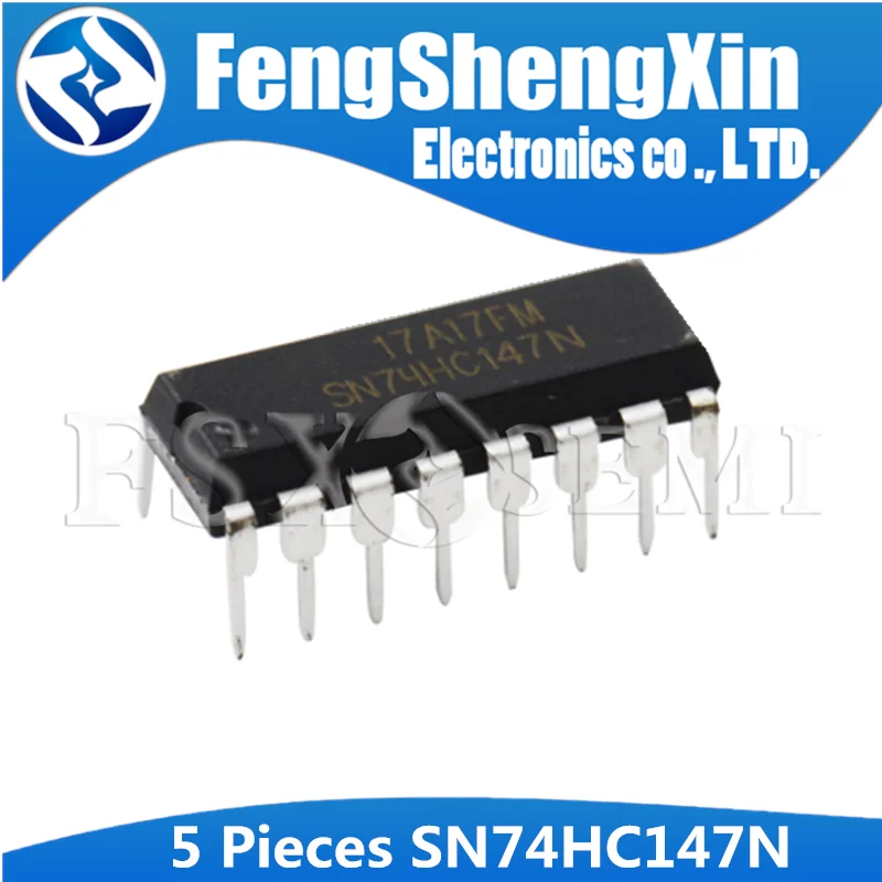 

5pcs SN74HC147N DIP-16 CD74HC147E DIP CD74HC147 74HC147E 74HC147 DIP16 Logic Encoder IC