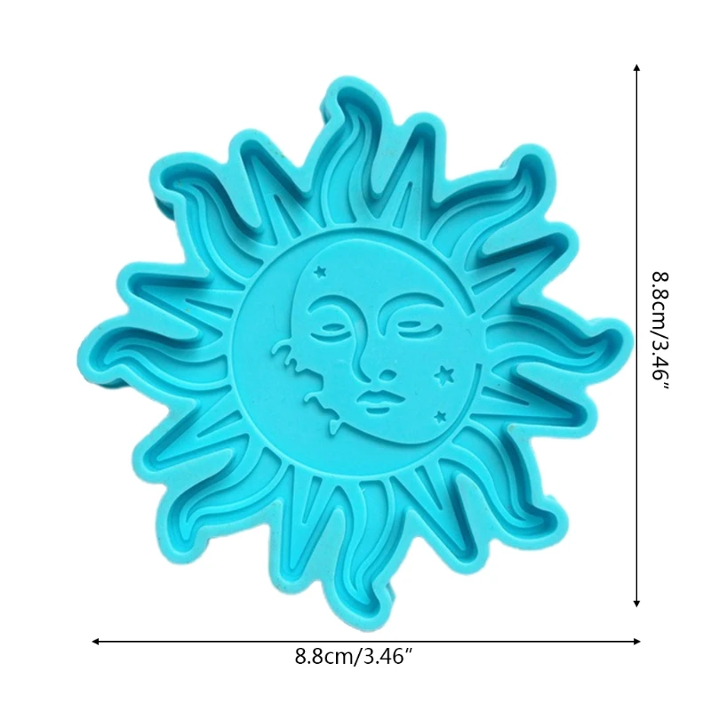 R58E Resin Silicone Molds Sun Moon Coaster Epoxy Molds Resin Casting Molds for Making Coasters DIY Resin Artwork
R58E Resin Silicone Molds Sun Moon Coaster Epoxy Molds Resin Casting Molds for Making Coasters DIY Resin Artwork