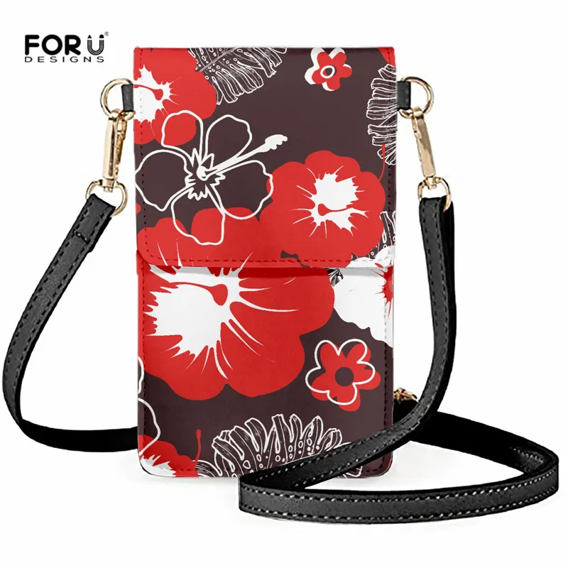 FORUDESIGNS Red Floral Style Cell Phone Purse Crossbody Bag for Women Leather Shoulder Bag Multi-Functional Mobile Phone Bag
FORUDESIGNS Red Floral Style Cell Phone Purse Crossbody Bag for Women Leather Shoulder Bag Multi-Functional Mobile Phone Bag