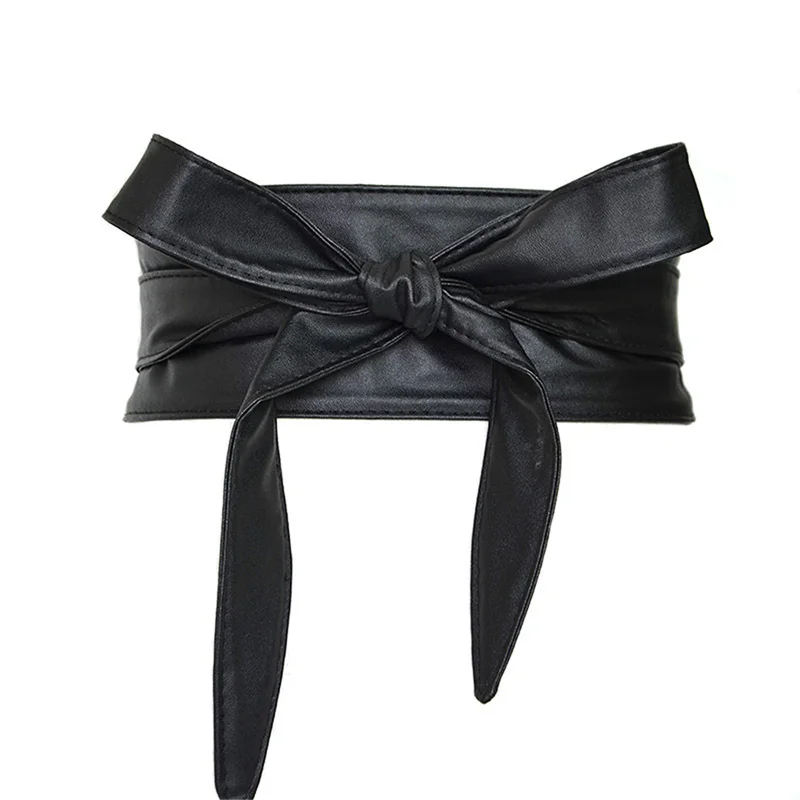 Women Bowknot Longer Wide Bind Waistband Ties Bow Women Lace Up Belt New Belts For Ladies Dress Decoration Fashion Pu Waistband
Women Bowknot Longer Wide Bind Waistband Ties Bow Women Lace Up Belt New Belts For Ladies Dress Decoration Fashion Pu Waistband