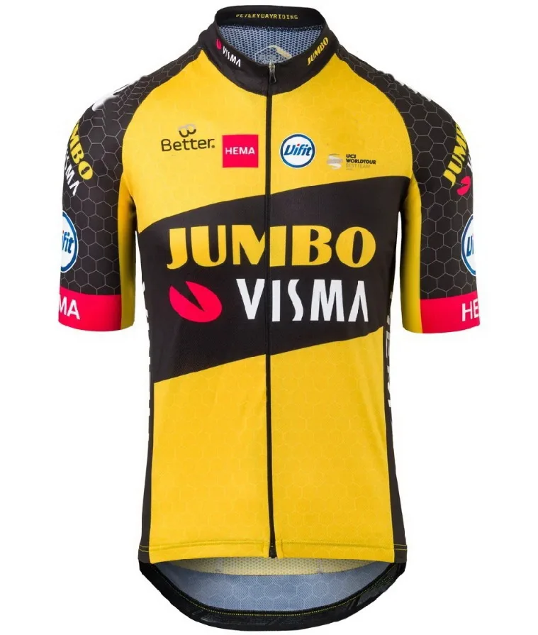 2021 JUMBO VISMA TEAM ONLY SHORT SLEEVE CYCLING JERSEY SUMMER CYCLING WEAR ROPA CICLISMO WITH POWER BAND
2021 JUMBO VISMA TEAM ONLY SHORT SLEEVE CYCLING JERSEY SUMMER CYCLING WEAR ROPA CICLISMO WITH POWER BAND