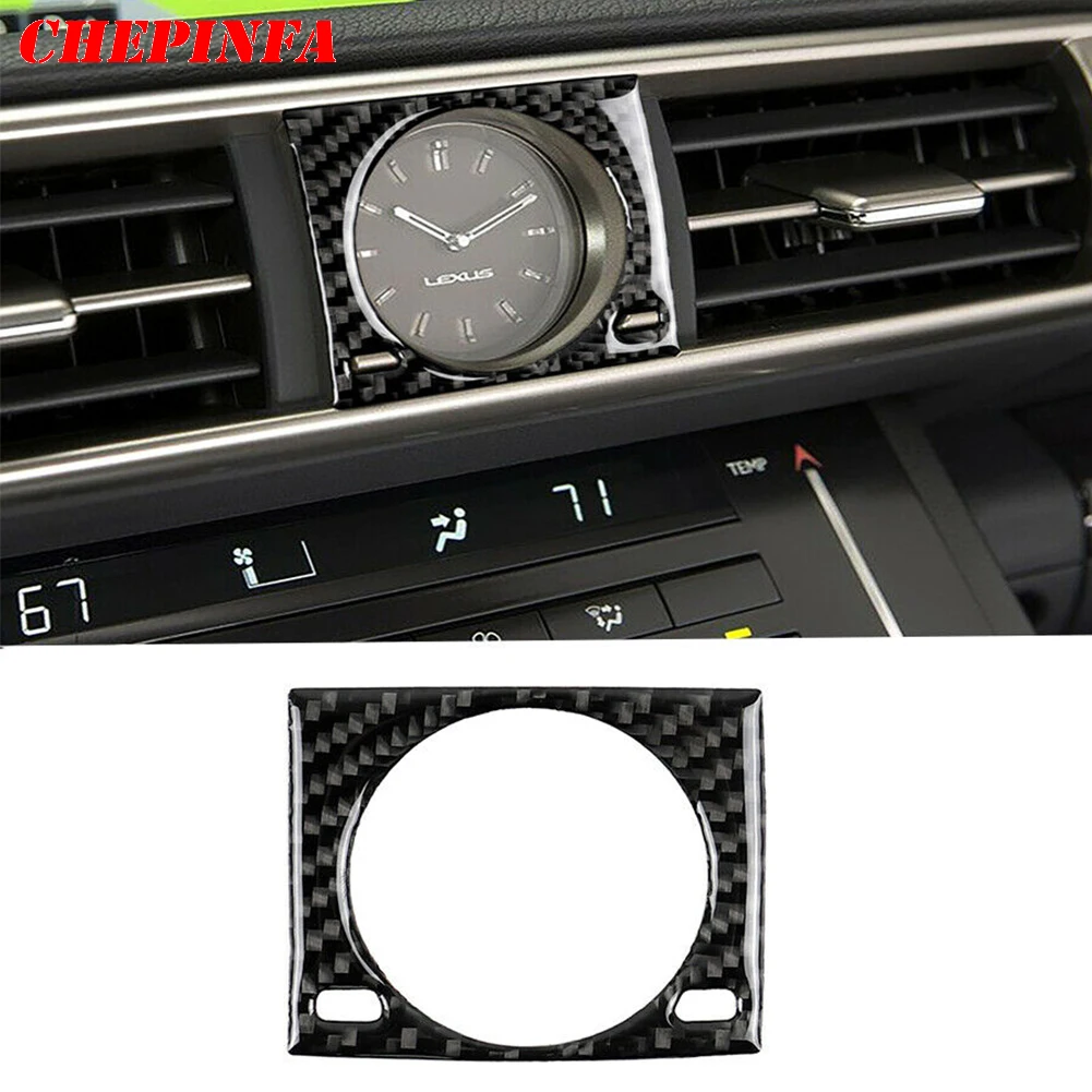 Carbon Fiber Center Console Clock Cover Trim Sticker Frame Decor Car Styling For LEXUS IS250 IS300 IS350 200T 2013-2018 2019
Carbon Fiber Center Console Clock Cover Trim Sticker Frame Decor Car Styling For LEXUS IS250 IS300 IS350 200T 2013-2018 2019
