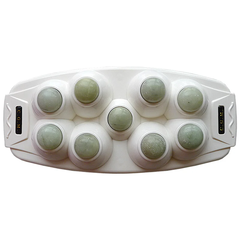 Natural Jade 9 Ball Physiotherap Jade Warm Thermotherapy Apparatus Far Infrared Acupoint and Muscle Stimulator With Controller
Natural Jade 9 Ball Physiotherap Jade Warm Thermotherapy Apparatus Far Infrared Acupoint and Muscle Stimulator With Controller