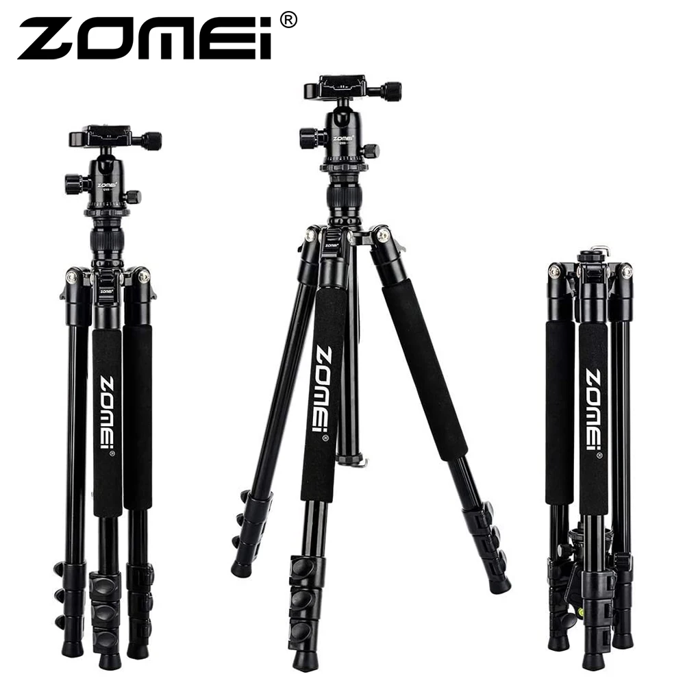 Zomei Q555 Professional Tripod Aluminum Flexible Portable Camera Tripod Stand Tripe with Ball Head for DSLR camera Smartphones
Zomei Q555 Professional Tripod Aluminum Flexible Portable Camera Tripod Stand Tripe with Ball Head for DSLR camera Smartphones