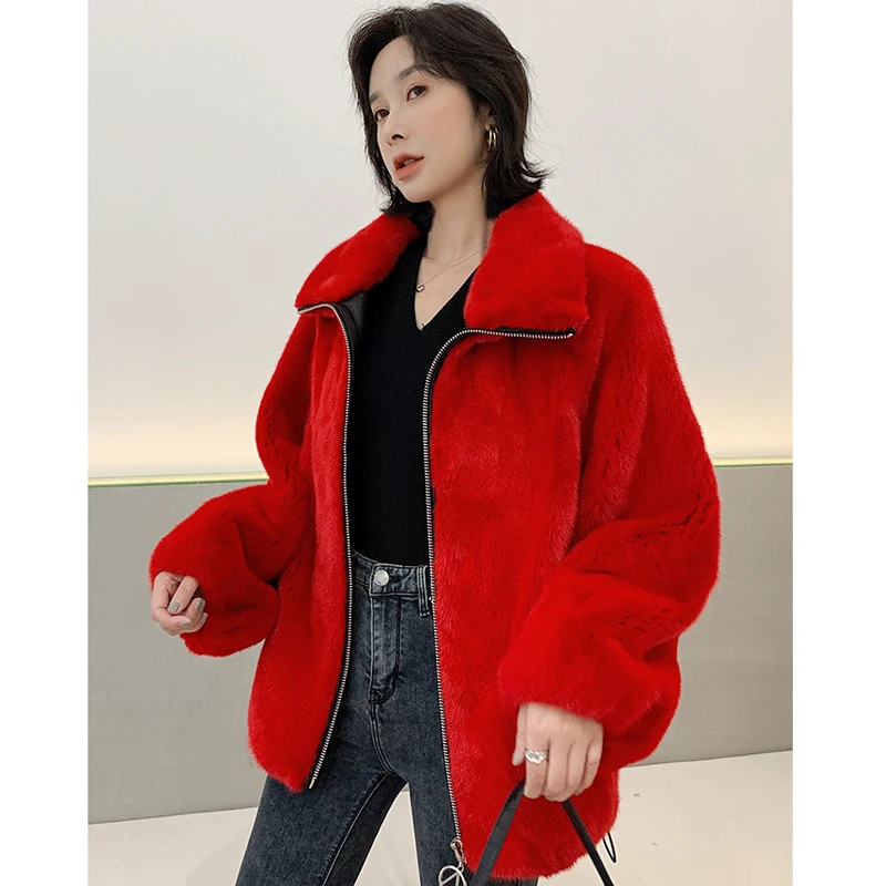 HDHOHR 2020 Real Mink Fur Coats Women Fashion Natural Mink Coat Female Genuine Fur Jackets Ladies Luxury Winter Overcoats
HDHOHR 2020 Real Mink Fur Coats Women Fashion Natural Mink Coat Female Genuine Fur Jackets Ladies Luxury Winter Overcoats