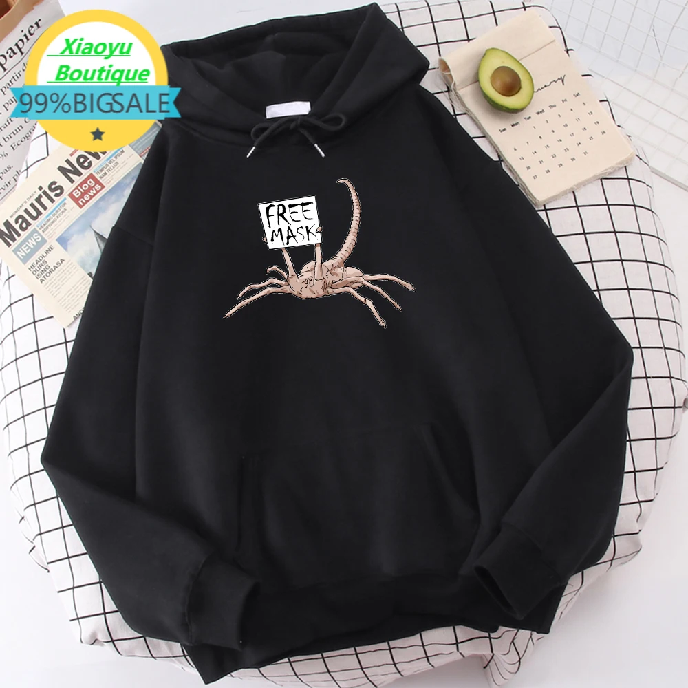 Movies Facehugger Vintage Hoodies Men Hip Hop Casual Wear Crewneck Pullover Clothing Fashion Prints Long Sleeves Sportswear Tops
Movies Facehugger Vintage Hoodies Men Hip Hop Casual Wear Crewneck Pullover Clothing Fashion Prints Long Sleeves Sportswear Tops