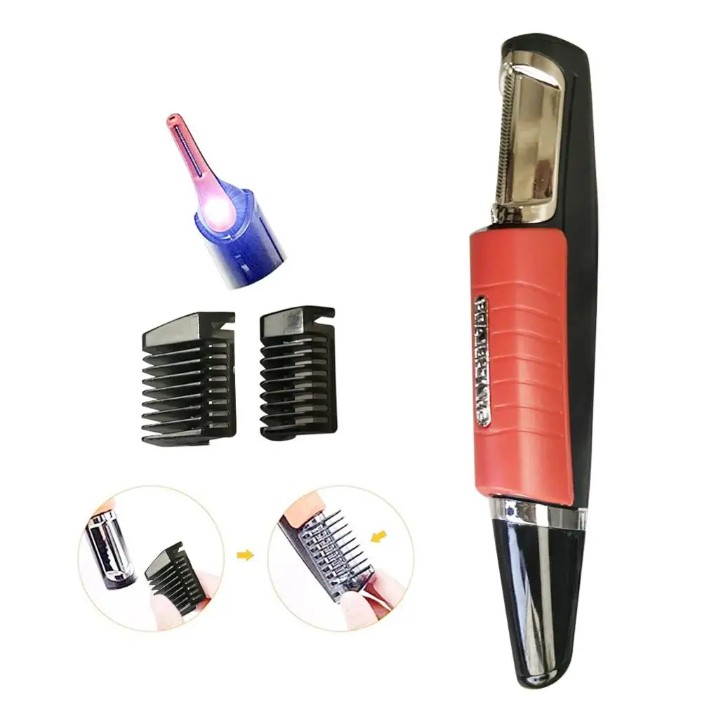 6 In 1 Electric Shaver AAA Battery Eyebrow Trimmer Hair Electric Shaver Portable Shaving with LED Hair Clipper Shaver Trimmer
6 In 1 Electric Shaver AAA Battery Eyebrow Trimmer Hair Electric Shaver Portable Shaving with LED Hair Clipper Shaver Trimmer