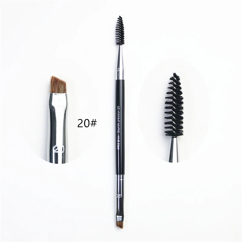 Sephora 20 # профессиональная кисть для туши ресниц с двойным углом и силиконовым