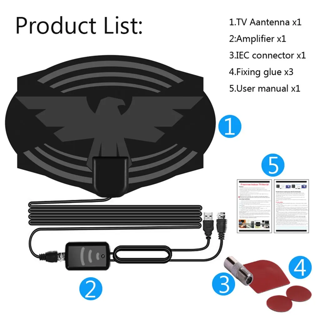 2021 Newest 4K Digital Antenna TV Aerial Receiver 150 Miles Booster DVB-T2 ISDB-TB Indoor Amplifier Signal Booster
2021 Newest 4K Digital Antenna TV Aerial Receiver 150 Miles Booster DVB-T2 ISDB-TB Indoor Amplifier Signal Booster