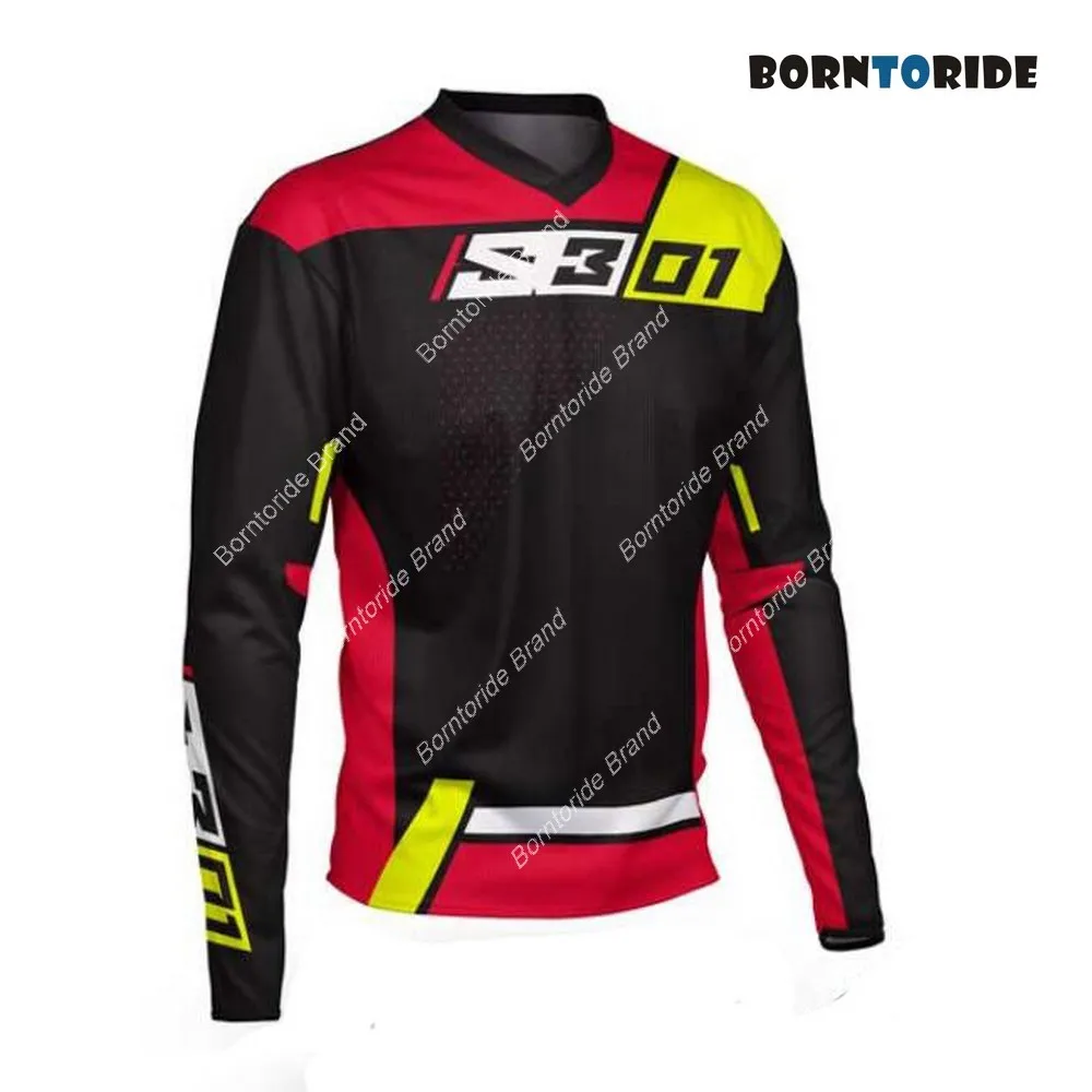 Men's downhill jersey mountain bike mountain bike shirt off-road motorcycle jersey off-road sportswear racing
Men's downhill jersey mountain bike mountain bike shirt off-road motorcycle jersey off-road sportswear racing