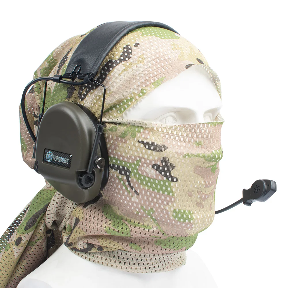 Airsoft Hunting Shooting Headset with Fast Helmet Rail Adapter Ear Hearing Protection Earmuff Tactical Communication Headphone
Airsoft Hunting Shooting Headset with Fast Helmet Rail Adapter Ear Hearing Protection Earmuff Tactical Communication Headphone