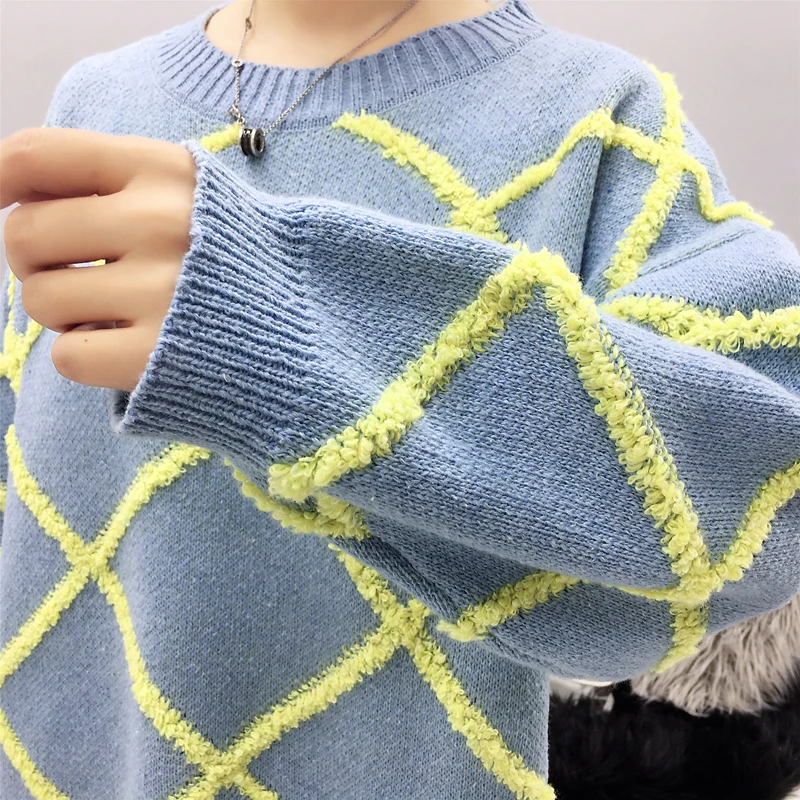 OllyMurs Women Knitted Sweater Autumn Winter Ladies Warm Tops Korean Fashion Jumpers Sweaters Casual Loose Pullover Knitwear
OllyMurs Women Knitted Sweater Autumn Winter Ladies Warm Tops Korean Fashion Jumpers Sweaters Casual Loose Pullover Knitwear