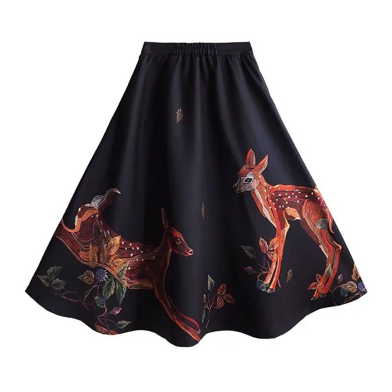 XITAO Fawn Print High Waist Skirt Fashion New Women Elastic Waist Small Fresh Casual Style 2021 Spring Autumn Skirt ZY5502
XITAO Fawn Print High Waist Skirt Fashion New Women Elastic Waist Small Fresh Casual Style 2021 Spring Autumn Skirt ZY5502