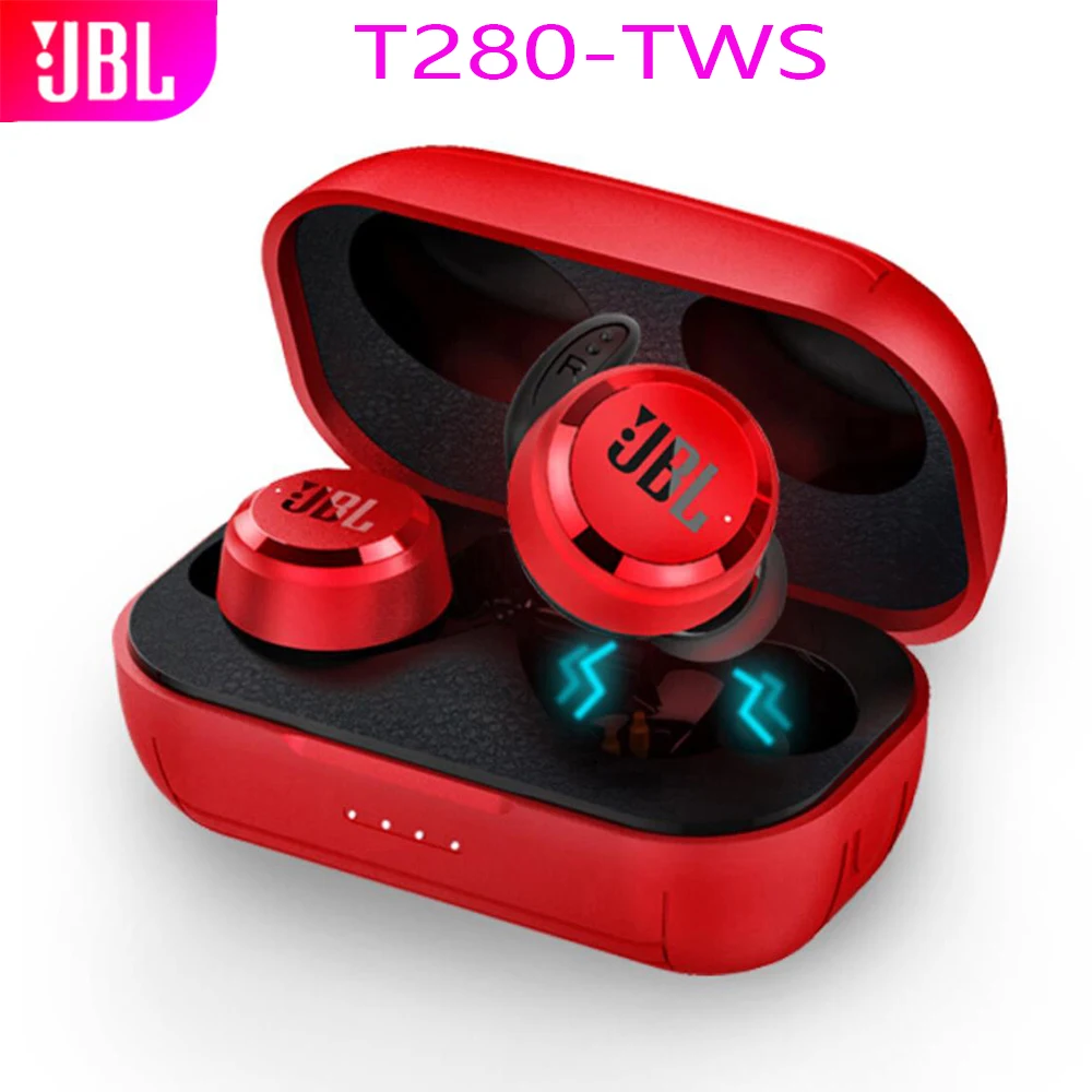 Original JBL T280TWS 100% Original Wireless Bluetooth Headset Sports Earplugs Deep Bass Headset with Charging Box
Original JBL T280TWS 100% Original Wireless Bluetooth Headset Sports Earplugs Deep Bass Headset with Charging Box