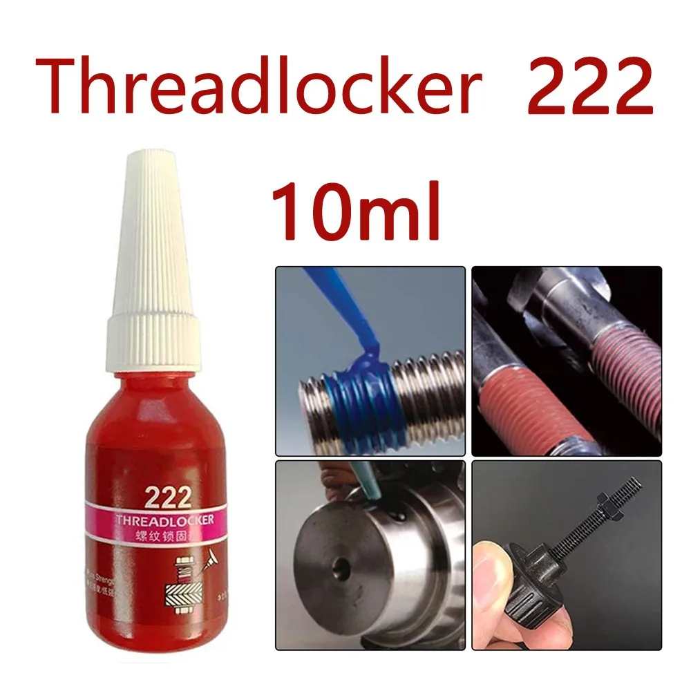 1pcs 10ml Threadlocker 222 M6(1/4 Inch)max Strength Threadlocker Purple threadlocker Adhesive 222 Adhesive Tapes
1pcs 10ml Threadlocker 222 M6(1/4 Inch)max Strength Threadlocker Purple threadlocker Adhesive 222 Adhesive Tapes