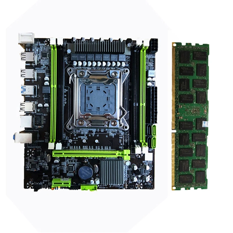 X79H Motherboard with 1PCS 8G RAM LGA2011 DDR3 4-Channel USB3.0 Maximum Support 4X16G for LGA2011 Xeon Series
X79H Motherboard with 1PCS 8G RAM LGA2011 DDR3 4-Channel USB3.0 Maximum Support 4X16G for LGA2011 Xeon Series