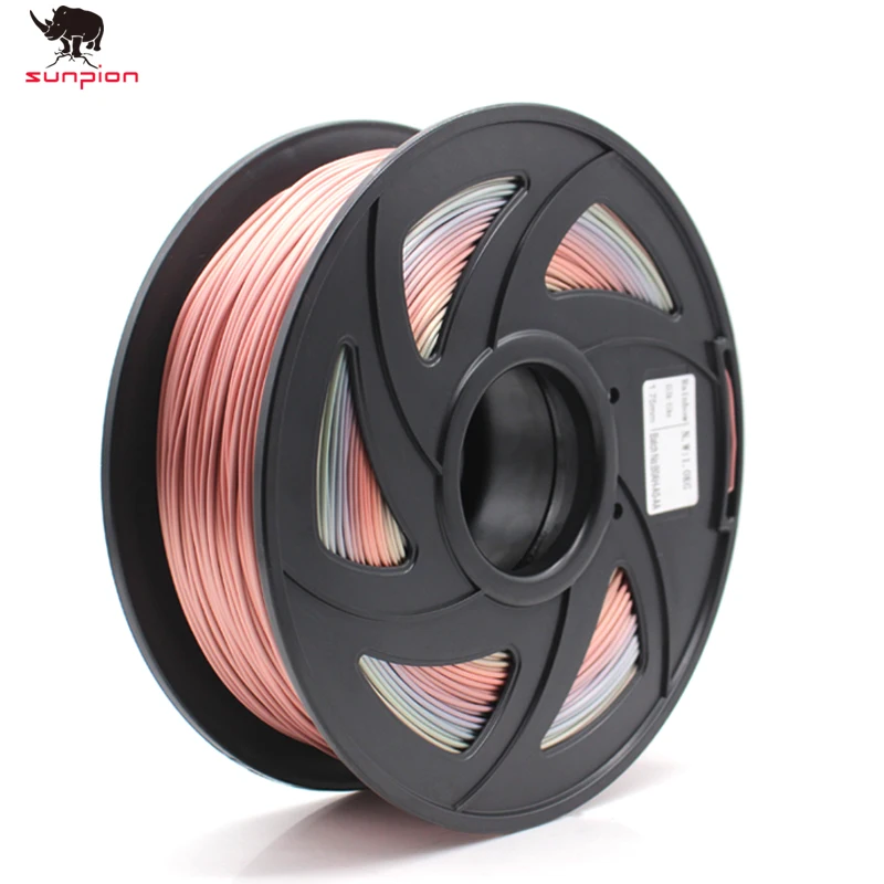 3d printer PLA Filament Rainbow color PLA Filament 3D Printer colorful PLA Spool,1.75mm Filaments 1KG 2.20LBS 1KG Roll
3d printer PLA Filament Rainbow color PLA Filament 3D Printer colorful PLA Spool,1.75mm Filaments 1KG 2.20LBS 1KG Roll