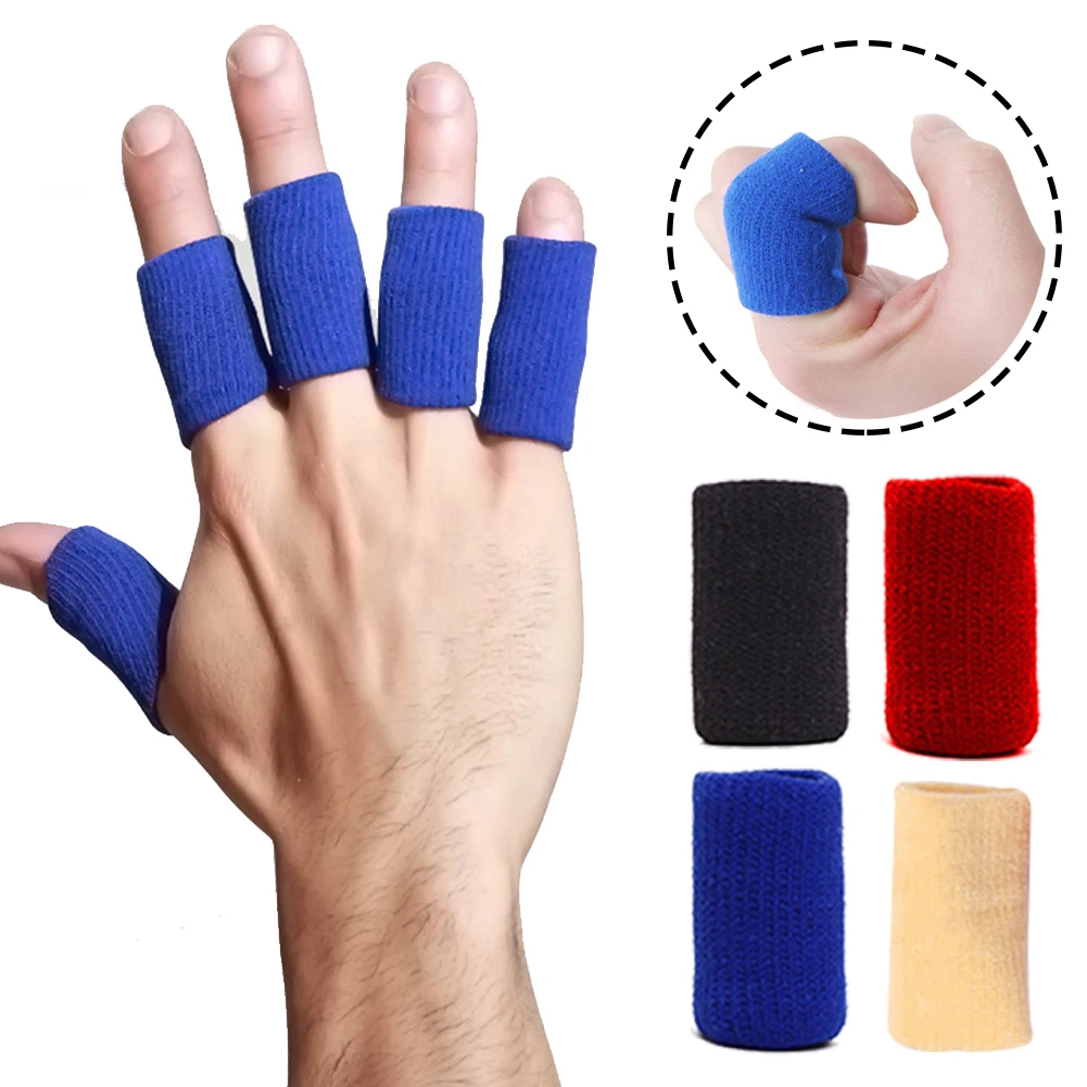 10 Pcs Finger Sleeves Protectors Soft Comfortable Finger Brace Splint Sleeve Thumb Support Protector Sports Accessories
10 Pcs Finger Sleeves Protectors Soft Comfortable Finger Brace Splint Sleeve Thumb Support Protector Sports Accessories