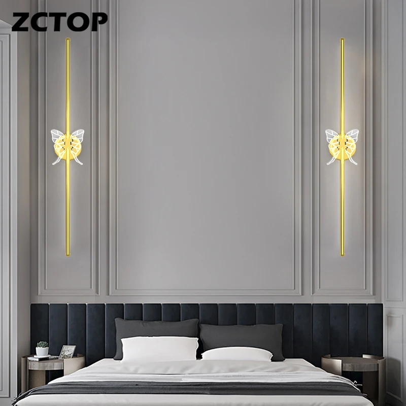 NEW Modern LED Wall Lights for Bedside Light Aisle Lights Bedroom Living Room Study Room Decoration Wall Lamps Gold Wall Sconces
NEW Modern LED Wall Lights for Bedside Light Aisle Lights Bedroom Living Room Study Room Decoration Wall Lamps Gold Wall Sconces