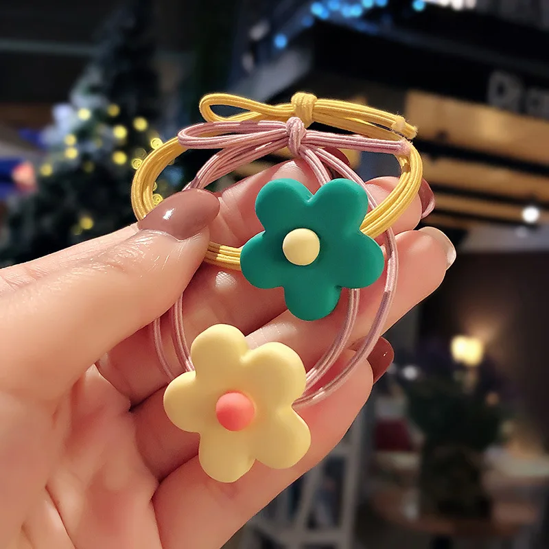 HANGZHI 2021NEW Girly cute color tie hair rubber band candy color flower head rope hair accessory
HANGZHI 2021NEW Girly cute color tie hair rubber band candy color flower head rope hair accessory