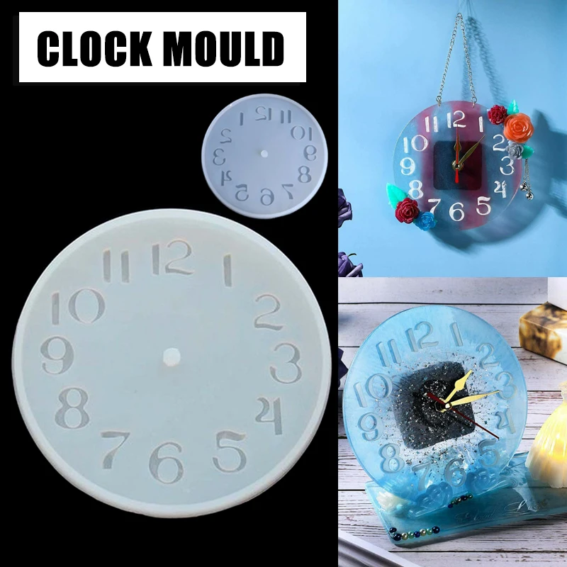 Resin Clock Mould Big Size Silicone Clock Moulds Craft DIY Epoxy Resin Tray Mould Handmade Jewelry Accessories Tool Gifts
Resin Clock Mould Big Size Silicone Clock Moulds Craft DIY Epoxy Resin Tray Mould Handmade Jewelry Accessories Tool Gifts