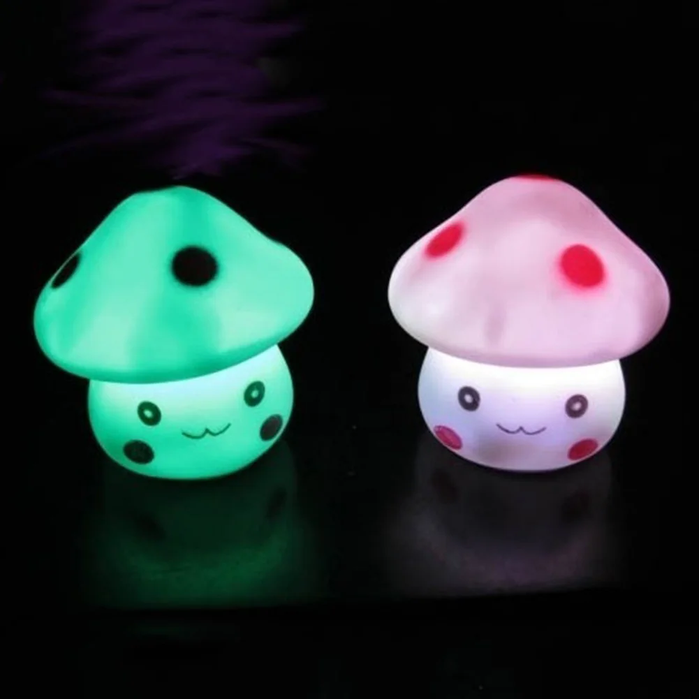 Practical Mushroom Shape Colorful Sleeping Bedroom Durable Cute Fashion LED Lamp Button Control Night Light
Practical Mushroom Shape Colorful Sleeping Bedroom Durable Cute Fashion LED Lamp Button Control Night Light