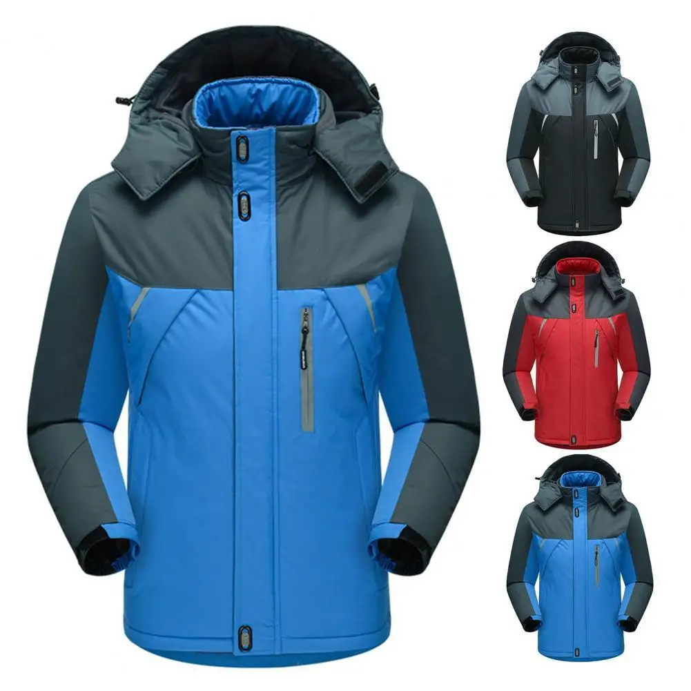 Man Coat Contrast Colors Hooded Windproof Reflective Stripe Down Coat for Climbing
Man Coat Contrast Colors Hooded Windproof Reflective Stripe Down Coat for Climbing