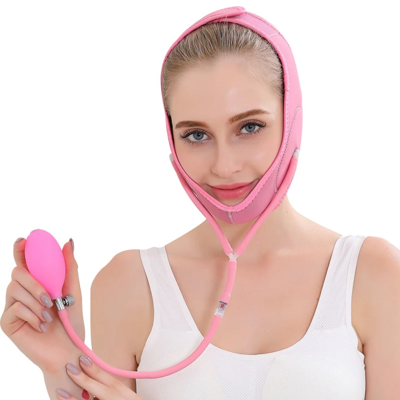 Inflatable Face Slimming Band Air Press Lift Up Belt Face-Lift Mask Massager V-Line Cheek Chin Slimming Belt Face Shaper Bandage
Inflatable Face Slimming Band Air Press Lift Up Belt Face-Lift Mask Massager V-Line Cheek Chin Slimming Belt Face Shaper Bandage