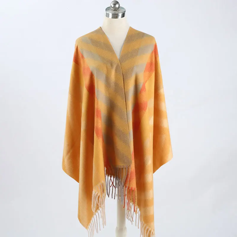 2021autumn and winter women's thickened cashmere scarfEuropean and American long tassel warm shawl color matching cashmere scarf
2021autumn and winter women's thickened cashmere scarfEuropean and American long tassel warm shawl color matching cashmere scarf