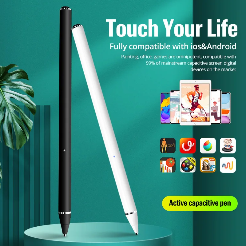 SEYNLI Magnetic Charging Active Stylus Pen High Sensitive Tip Universal Tablet Pens for Android Apple Capacitive Touchscreen
SEYNLI Magnetic Charging Active Stylus Pen High Sensitive Tip Universal Tablet Pens for Android Apple Capacitive Touchscreen