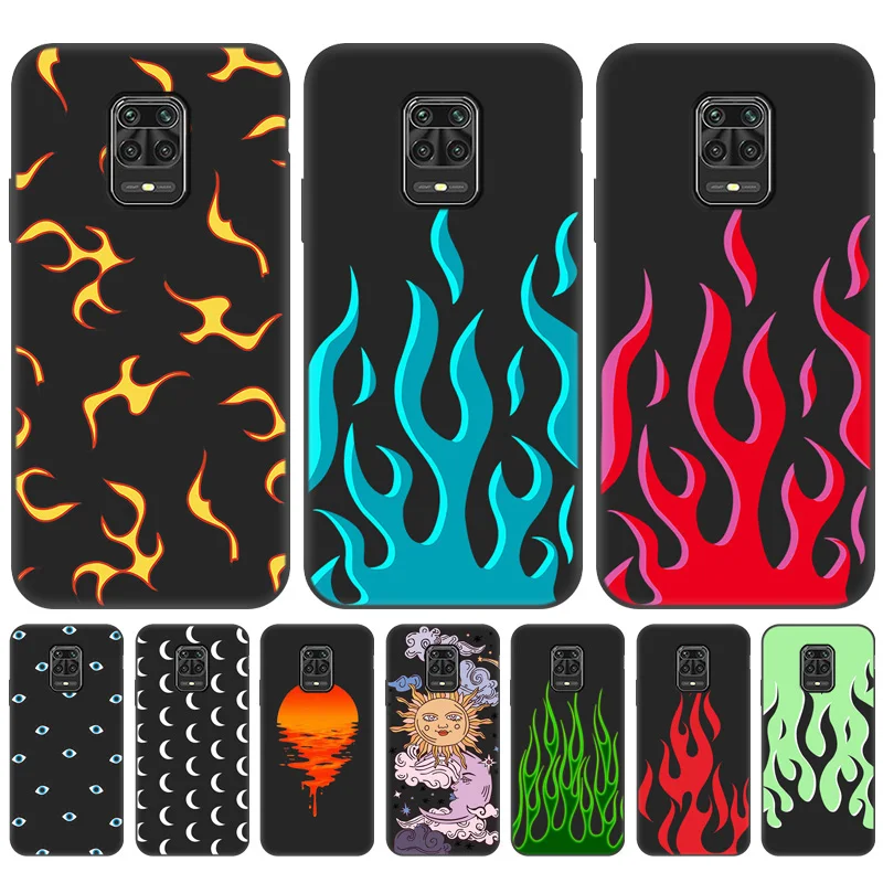 Soft Silicone Case For Xiaomi Redmi Note 9 Pro Cases Multi-style Flame Pattern Phone Cover For Xiaomi Redmi Note 9 Pro 6.67 inch
Soft Silicone Case For Xiaomi Redmi Note 9 Pro Cases Multi-style Flame Pattern Phone Cover For Xiaomi Redmi Note 9 Pro 6.67 inch