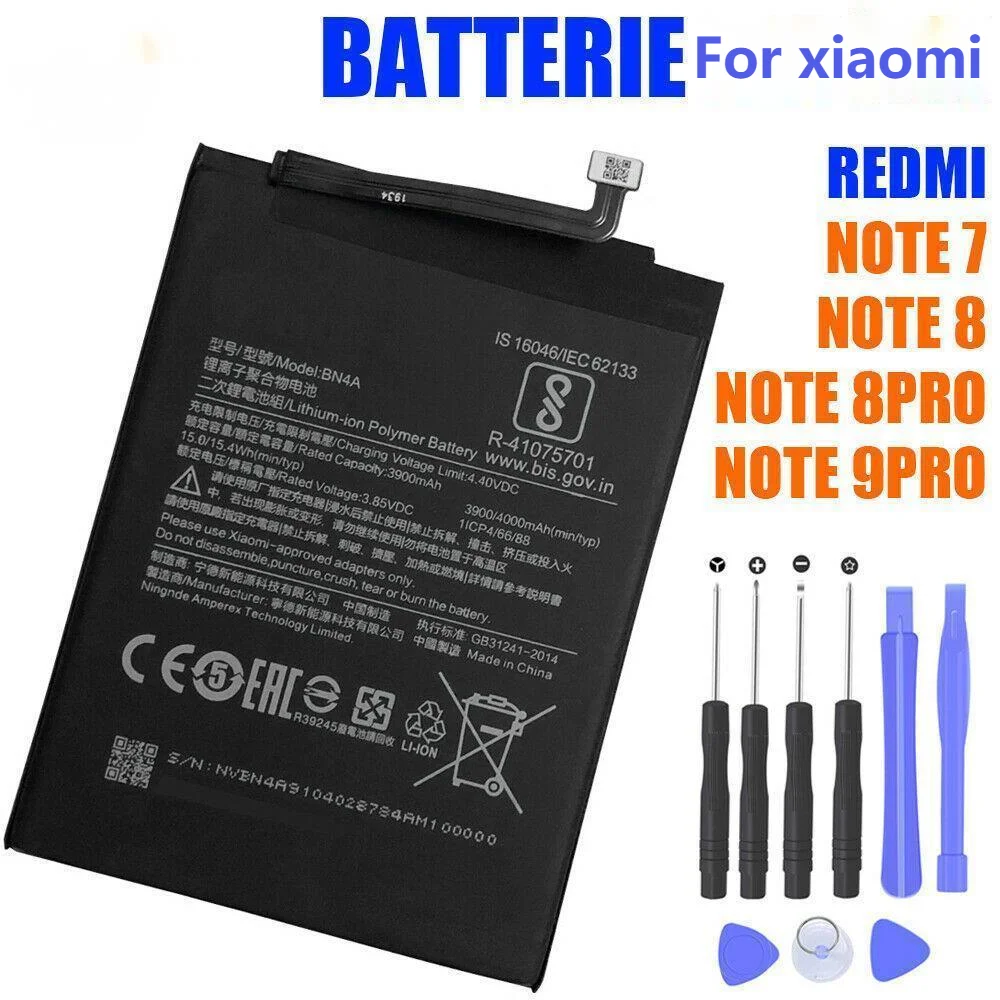 Batterie Pour For Xiaomi Redmi Note 6/6 Pro/ Note7/7Pro/ Note 8/Note 8T/ Note9 Pro
Batterie Pour For Xiaomi Redmi Note 6/6 Pro/ Note7/7Pro/ Note 8/Note 8T/ Note9 Pro