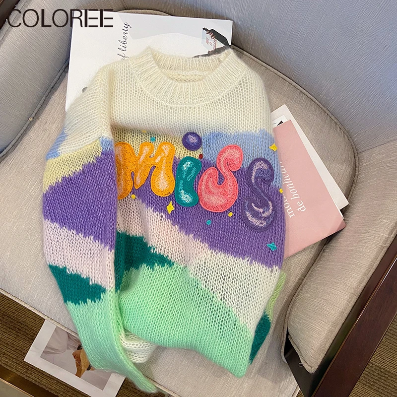 Ugly Christmas Sweater Women Elegant Letter Knitted Pull Hiver Femme O-neck Long Sleeve Loose Casual Tops Mujer
Ugly Christmas Sweater Women Elegant Letter Knitted Pull Hiver Femme O-neck Long Sleeve Loose Casual Tops Mujer